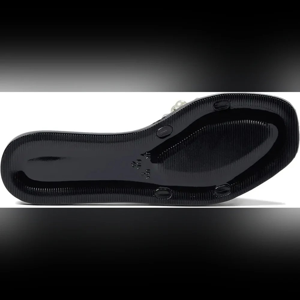Chinese Laundry Women's Black Jelly Bryer Slide Sandal Size 7